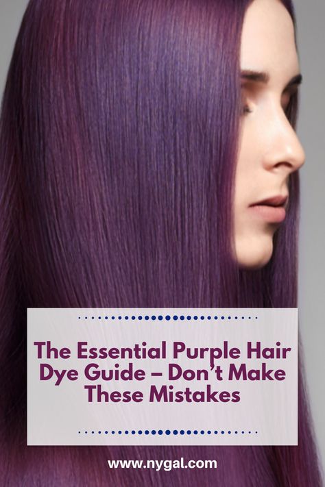 Diy Purple Hair At Home, Lavender And Brown Hair, Tone Hair At Home, Permanent Purple Hair Dye, Best Purple Hair Dye, Purple Blonde Hair, Red Purple Hair, Purple Hair Dye, Box Hair Dye