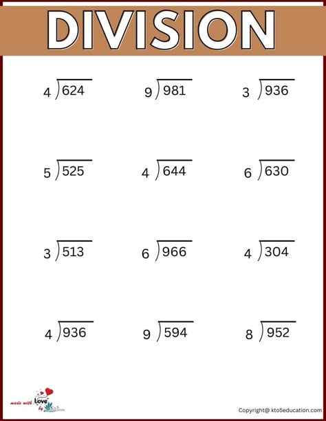 3rd Grade Division Worksheet For Online Practice | FREE Division Sums Grade 4, Maths Worksheet For Class 3 Division, Maths Questions For Class 3, Worksheet For Grade 3 Mathematics, Division For Grade 3 Worksheet, 5 Class Maths Worksheet, Division For 4th Grade, Class 3rd Math Worksheet, Division Activity 3rd Grade