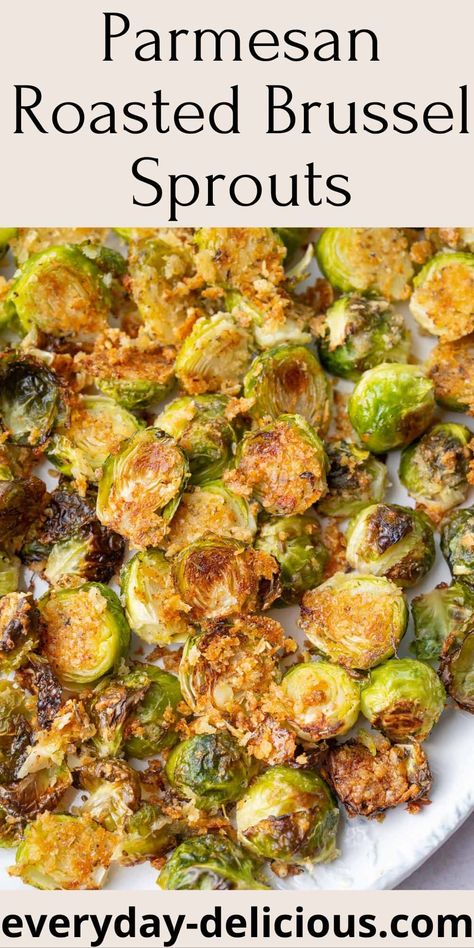 Roasted Brussel Sprouts Parmesan, Parmesan Roasted Brussel Sprouts, Recipes For Crockpot, Brussel Sprouts Recipes, Parmesan Roasted Brussels Sprouts, Brussel Sprout Side Dish, Brussel Sprouts Recipes Easy, Roasted Brussel Sprouts Oven, Baked Brussel Sprouts