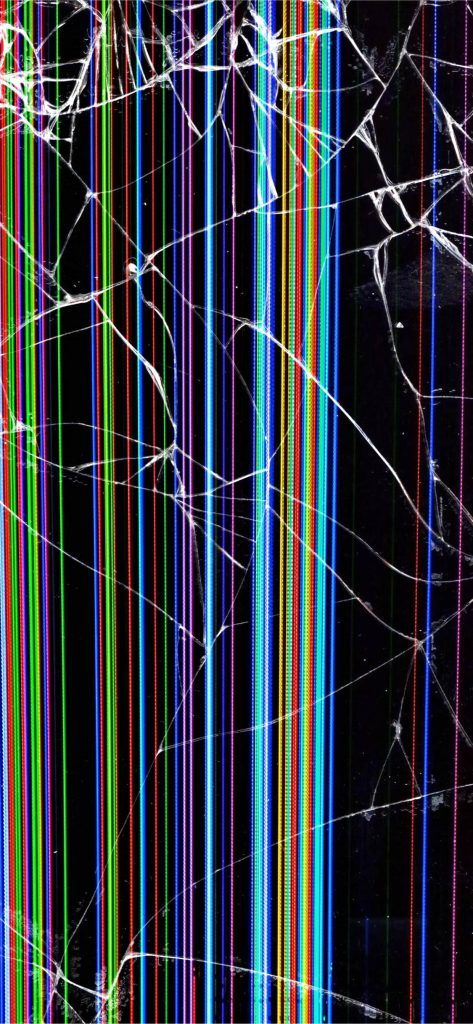 Vertical Colored Lines In A Broken Screen Prank + Download Wallpapers 2022 09C Phone Break, Basic Wallpapers, Broken Phone Screen, Home Screen Wallpaper Hd, ليلو وستيتش, Kad Nama, Iphone Wallpaper Photography, Organizator Grafic, Cracked Wallpaper