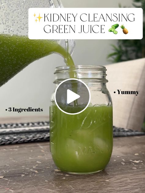 Lemon8 · Kidney Cleansing Juice 🥒🍍😋 · @The Hoochiee Kidney Detox Cleanse Juice Recipes, Liver Juice Cleanse, Cleanse Juice Recipes, Liver Juice, Kidney Cleanse Juice, Cleansing Juice, Kidney Detox Cleanse, 10 Day Cleanse, Cleanse Juice