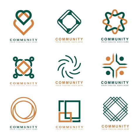 Community Branding, Unity Logo, Logo Design Samples, Government Logo, Connect Logo, Logo Generator, Inspiration Logo Design, Logo Samples, Human Logo