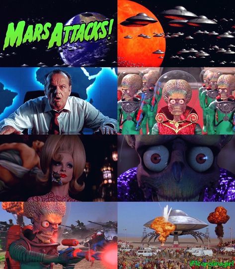 Mars Attacks Movie, Mars Attacks, Time Capsule, Tabletop Games, Tim Burton, Movie Scenes, Mars, Movie Tv, In This Moment