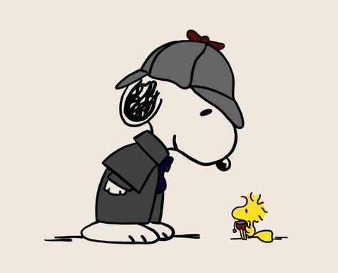 I Got Stories Man... — benedict-1976:  myfriendjohnwatson:  Snoopy Holmes... Peanuts Images, Snoopy Und Woodstock, Peanuts Wallpaper, Woodstock Snoopy, Funny Cartoon Characters, Snoopy Funny, Snoopy Images, Kids Theater, Peanuts Cartoon