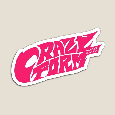 Crazy Form By Ateez Kpop Song by ArtRaftPro | Redbubble Crazy Form Ateez, Ateez Stickers Printable, Ateez Crazy Form, Ateez Stickers, Ateez Logo, I Am Greatful, Drawing Stickers, Album Concept, Stickers Kpop