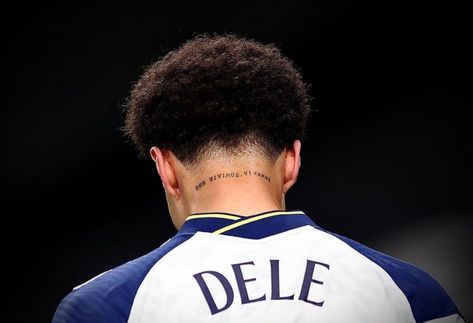 Dele. DUM VIVIMUS VIVAMUS While we live, let us live Dele Ali, Soccer Images, I Will Come Back, Dele Alli, Sports Players, Football Fever, Soccer Photography, Memphis Depay, Ronaldo Football