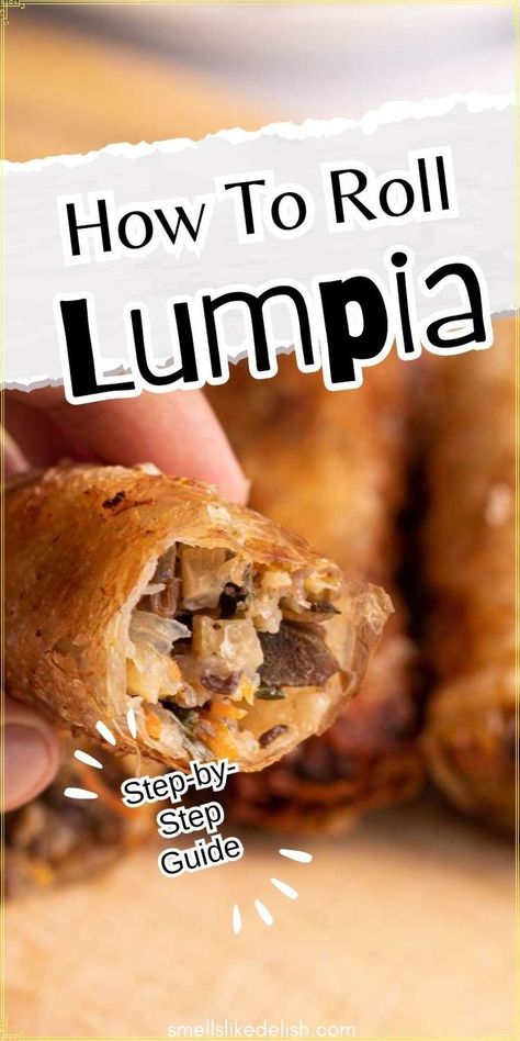 Master the art of this Filipino classic appetizer with our step-by-step lumpia wrapping guide. From crispy spring roll wrappers to savory fillings, learn how to create restaurant-worthy lumpia at home. Perfect for parties, potlucks, or a satisfying snack! Chinese Lumpia Recipe, Lumpia Wrapper Recipe, Philapino Recipes, Filipino Appetizers, Spring Roll Filling, Lumpia Recipe, Gluten Free Sauces, Spring Roll Wrappers, How To Roll