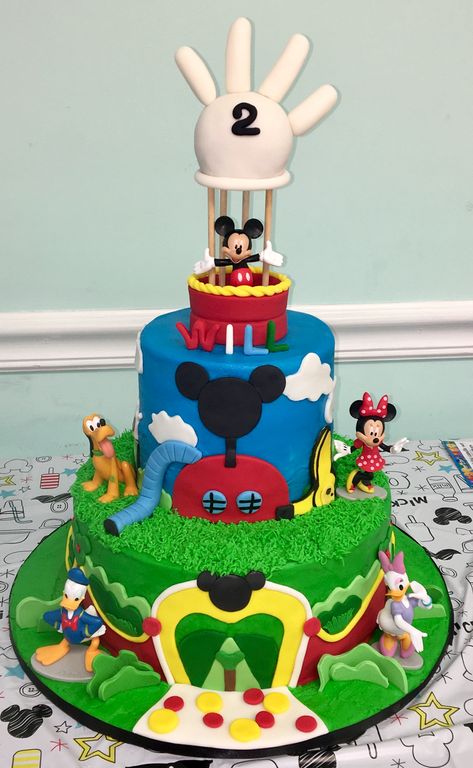 Mickey Mouse Clubhouse Cupcakes, Mickey Mouse Clubhouse Birthday Cake 1st, Mickey Club House Cake, Clubhouse Cake Mickey Mouse, Mickey Mouse And Friends Cake, Mickey And Friends Birthday Cake, Mickey Mouse House Cake, Mickey And Friends Cake, Mickey Mouse Clubhouse Cake Smash