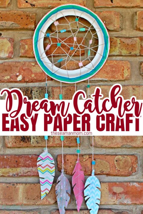 Paper Plate Dream Catcher, Plate Dream Catcher, Diy Dream Catcher For Kids, Museum Activities, Dream Catcher For Kids, Summer Preschool Crafts, Perception Of Reality, Daycare Themes, Indigenous Education