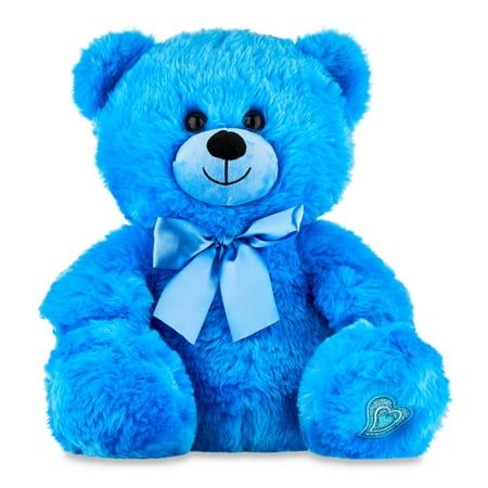 Looking for the perfect Valentine's Day gift? Look no further than the Way To Celebrate Valentine's Day Candy Scented Blue Teddy Bear Plush Toy. This adorable bright blue bear is made with oh-so-soft material for the perfect companion that anyone will want to cuddle for hours. The sweet candy scent adds an extra special touch to this adorable teddy bear. This lovable bear is sure to make your loved one's heart glow whenever they lay eyes on this precious stuffed animal. This plush bear is in a s Blue Teddy Bear, Blue Bear, Teddy Bear Plush, Sweet Candy, Bear Plush, Bright Blue, Stuffed Animal, Soft Material, Plush Toy