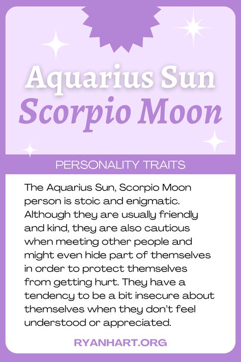 Aquarius Sun Scorpio Moon, Moon Personality, Sun In Aquarius, Sun Scorpio, Sun Aquarius, Aquarius Sun, Moon In Scorpio, Aquarius Moon, Aquarius Season