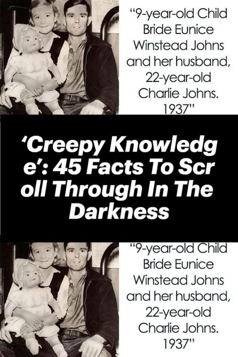 ‘Creepy Knowledge’: 45 Facts To Scroll Through In The Darkness Anime Show, Creepy Facts, How To Use Photoshop, Cultural Studies, Go To Movies, Pretty Landscapes, Keep The Lights On, Amazing Life Hacks, 22 Years Old