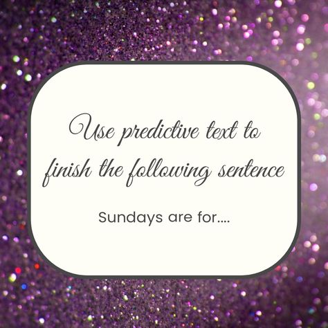 Sunday Posts, Interactive Facebook Posts, Predictive Text, Facebook Engagement Posts, Engagement Posts, Facebook Engagement, Interactive Posts, Book Things, Christmas Post