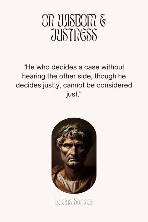 The Wisdom of Listening: Understanding All Perspectives. Wise & and deep words from the Ancient Stoic Lucius Annaeus Seneca the Younger. Seneca The Younger, Seneca Quotes, The Wisdom, Deep Words, Wisdom Quotes, Quotes