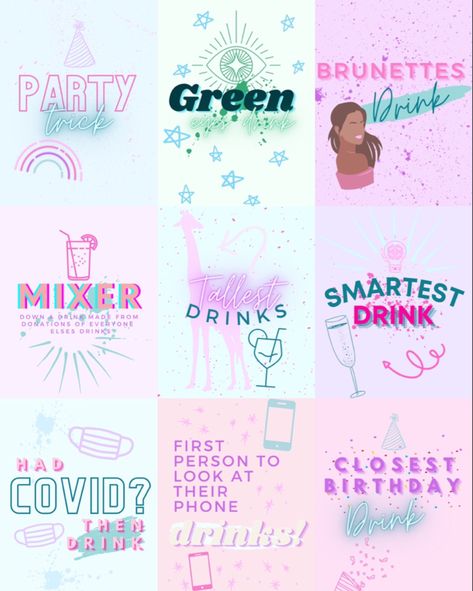 Drink Card Design, Drinking Card Games Diy, Drinking Cards, Gift Graphic Design, Drinking Card Game, Adult Drinking Games, Drinking Card Games, Fun Drinking Games, Night Games