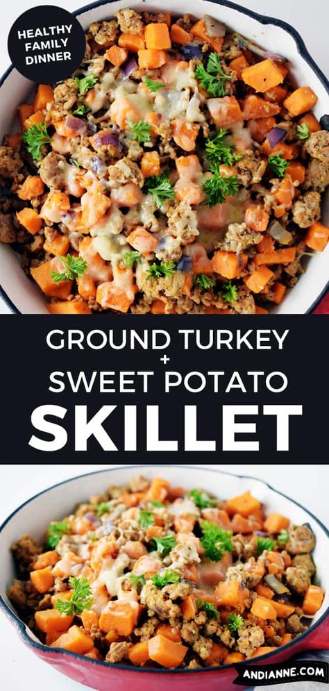 Ground Turkey And Sweet Potato, Ground Turkey Skillet, Ground Turkey Sweet Potato Skillet, Turkey Sweet Potato Skillet, Ground Turkey Sweet Potato, Turkey And Sweet Potato, Turkey Skillet, Ground Turkey Recipes Easy, Turkey Sweet Potato