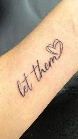 10+ Let Them Quote Tattoo Ideas & Meaning in 2024 | Wrist tattoos for women, Cool wrist tattoos, Hand tattoos for women Let Them Tattoo Wrist, Let Them Tattoo Design, Tattoo Ideas Female Let Them, Let Them Wrist Tattoos For Women, Forearm Tattoos For Women Meaningful, Let Them Tattoo Placement, Let Them Hand Tattoo, Let Them Tattoo Thumb, Let Them Tattoos For Women