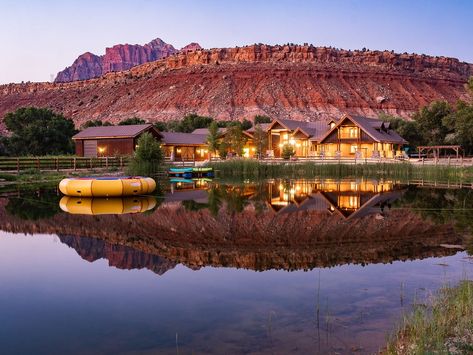 Red Rock Oasis- Zion’s #1 Destination Resort for Families, Weddings, and Groups - $2,275 avg/night - Rockville - Amenities include: Swimming pool, Internet, Air Conditioning, Hot Tub, Fireplace, TV, Satellite or cable, Washer & Dryer, Children Welcome, Parking, No Smoking, Heater ✓ Bedrooms: 7 ✓ Sleeps: 55 ✓ Minimum stay from 4 night(s) ✓ Bookable directly online - Book vacation rental 7157130 with Vrbo. Zion National Park Lodging, The Bucket List Family, Oasis Wedding, Zion Park, Destin Resorts, Bucket List Family, The Bucket List, Southern Utah, Utah Wedding