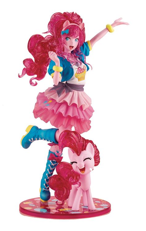 Popular Anime Character, Mlp Anime, My Little Pony Pinkie Pie, Pink Pie, My Little Pony Figures, My Little Pony Rarity, Anime Decor, Figure Collection, Anime Figurines