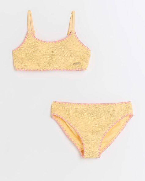 Pastel Bathing Suit Aesthetic, Girls Bathing Suit Two Piece, Cute Full Coverage Bathing Suits, Cute Bikinis For Teens Summer, Preppy Bathing Suit, Swimsuits 2024, Cruise Fits, Preppy Swimsuit