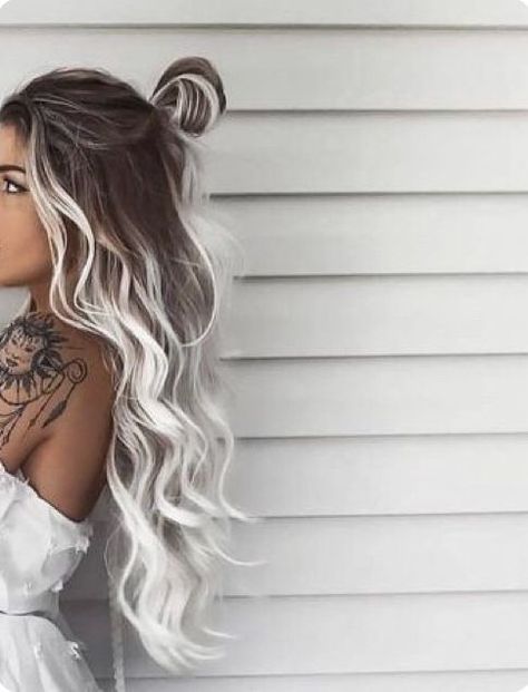 Blonde Brown Hair Color, Blue Balayage, Long Hair Waves, Kadeřnické Trendy, Brown Ombre Hair, Cute Hair Colors, Ombre Hair Blonde, Pastel Pink Hair, Shag Haircuts