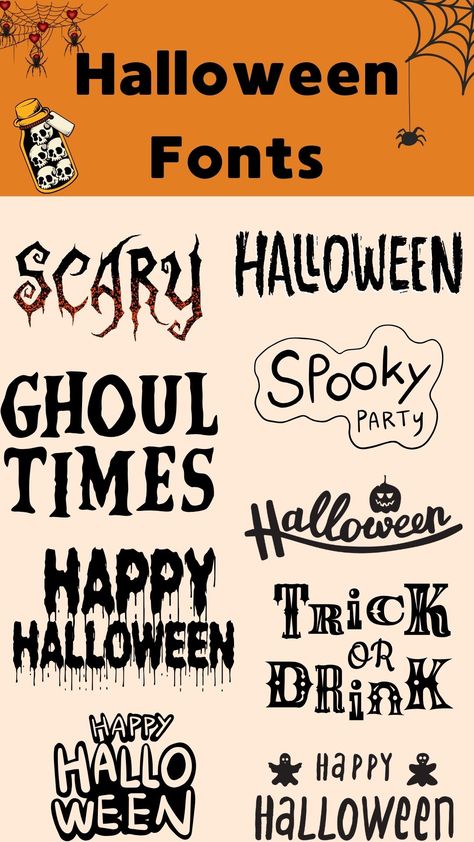 Explore unique approaches to using Halloween typography in design. Break the mold and create standout visuals that capture the spirit of the season! 👻✨ #TypographyIdeas Halloween Fonts Alphabet, Halloween Typography, Halloween Font, Unique Lettering, Halloween Fonts, Halloween Sticker, Halloween Stickers, Fonts Alphabet, Lettering Fonts