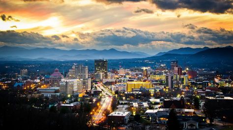 UNC Asheville Mountain City, Western Nc, Sky Bar, North Carolina Mountains, Biltmore Estate, Asheville North Carolina, Blue Ridge Mountains, Rooftop Bar, Asheville Nc