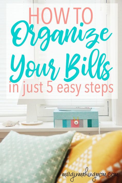 Organize Bills And Budget, Bill Paying Station, How To Organize Bills, Bills Organization Ideas, Bill Payment Organization, Organize Bills, Paper Organizing, Finance Planning, Bills Checklist