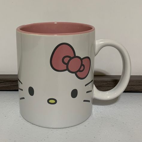 Bioworld Sanrio Hello Kitty Ceramic Mug -16 Oz. Capacity -Multicolor -Hello Kitty Design -New Without Tags Hello Kitty Mug Design, The Grinch Dog, Girly House, Hello Kitty Ceramic, Reindeer Sculpture, Hello Kitty Room Decor, Nice Tattoos, Grateful Dead Dancing Bears, Hello Kitty Mug