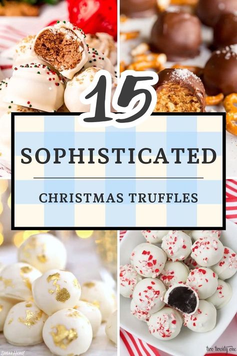 Inventive Christmas treats for when you want to impress your guests! White Christmas Desserts, Christmas Treats Ideas, Truffles Christmas, Christmas Truffles, Posh Party, Christmas Treats, Sweet Snacks, Christmas Desserts, Unique Christmas