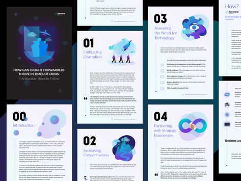 Forward Together eBook by Katarzyna Zapart on Dribbble Business Ebook Design, Ebook Designs Layout Business, Q&a Layout Design, White Paper Layout, Word Document Design Creative, Whitepaper Examples, Whitepapers Design, Cover Book Design Inspiration, Document Design Layout