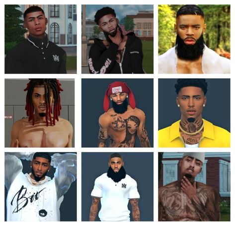 download all these men at my Patreon  all come with full cc so they look exactly like the photos

creating sims 4 cc  urban cc Sims 4 Durags Cc, Sims 4 Cc Urban, Urban Male, Sims 4 Male Clothes, Sims 4 Tsr, Urban Street Style, Sims 4 Cc, Bearded Men, Sims 4