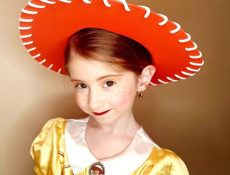 Jesse Toy Story Makeup, Toy Story Woody Makeup, Jessie Makeup Toy Story, Jessie Western, Cowgirl Makeup, Jessie’s Girl Aesthetic, Kids Makeup, My Beautiful Daughter, Stories For Kids