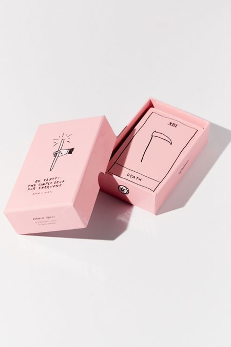 ADAMJK OK Tarot Card Deck Packaging Socks, Ring Packaging, 카드 디자인, Pink Cards, Tarot Card Decks, Card Deck, Creative Packaging Design, Creative Packaging, Tarot Deck