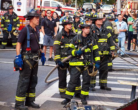 FDNY Firefighters, Chelsea, Manhattan, New York City | by jag9889 Firefighters Calendar, Fdny Firefighters, Firefighter Brotherhood, Firefighter Calendar, Firefighter Tools, Chelsea Manhattan, Lego Fire, Firefighter Baby, Firefighter Art