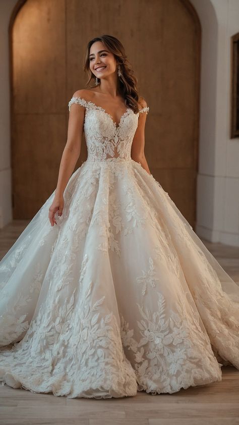 Discover dreamy wedding dress ideas that are romantic elegant vintage and fit for fairy tale princesses From romantic and classy designs to fairy tale fantasy gowns these dresses feature simple and aesthetic details stunning sleeves and glamorous veils Explore the perfect romantic dress for your special day Dreamy Wedding Dress With Sleeves, Wedding Gown Simple Elegant Classy, Dreamy Wedding Dress Romantic Elegant, Fairy Princess Wedding Dress, Wedding Gown Simple Elegant, Dreamy Wedding Dress, Gold Wedding Theme, Wedding Dress Ideas, Fairy Tale Wedding Dress