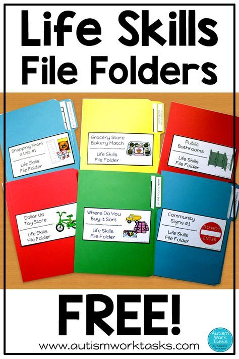 Teacch Material, Independent Work Stations, Folder Activities, Functional Life Skills, Life Skills Lessons, Excel Formulas, Life Skills Classroom, File Folder Activities, Teaching Life Skills