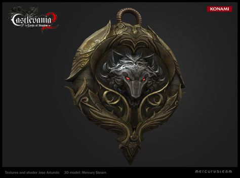 Wolf Amulet, Talisman Symbols, Castlevania Lord Of Shadow, 3d Art Sculpture, Lord Of Shadows, D D Monsters, Fantasy Props, World Of Darkness, D&d Dungeons And Dragons