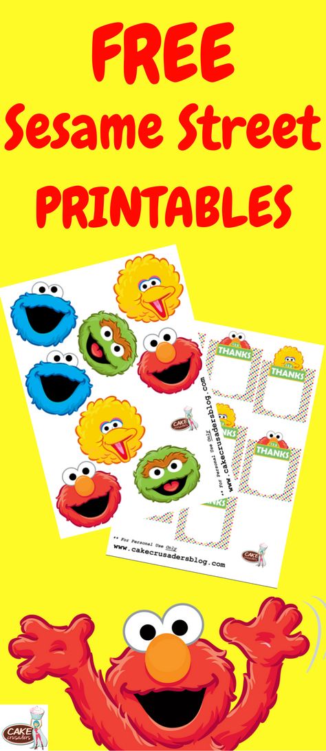 DIY Sesame Street party favour favor decorations.  Free printables included with tutorial Sesame Street Printables, Sesame Street Party Favors, Sesame Street Birthday Party Ideas Boy, Elmo Birthday Party Boy, Box Decorations, Cookie Monster Party, Elmo Sesame Street, Cookie Monster Birthday, Elmo Birthday Party