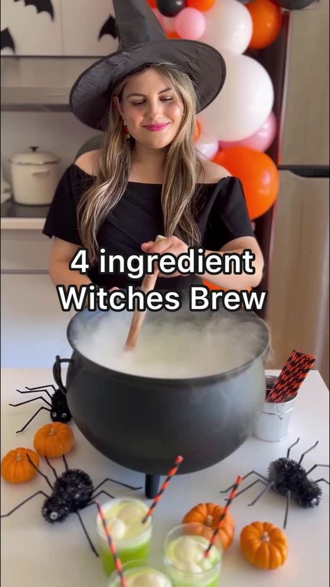 Witches brew! Perfect for a holiday party! Follow me @BestFriendsForFrosting for EASY HOLIDAY RECIPES #witchesbrew #Halloween #halloweenrecipes #easytreats #halloweenfood #easyrecipes | Best Friends For Frosting by Melissa Johnson | | Reels Green Hawaiian Punch Recipe, Pineapple Sherbert, Hawaiian Punch Recipes, Dry Ice Drinks, Halloween Recipes Drinks, Halloween Punch Recipes, Halloween Punch, Fun Halloween Treats, Hawaiian Punch