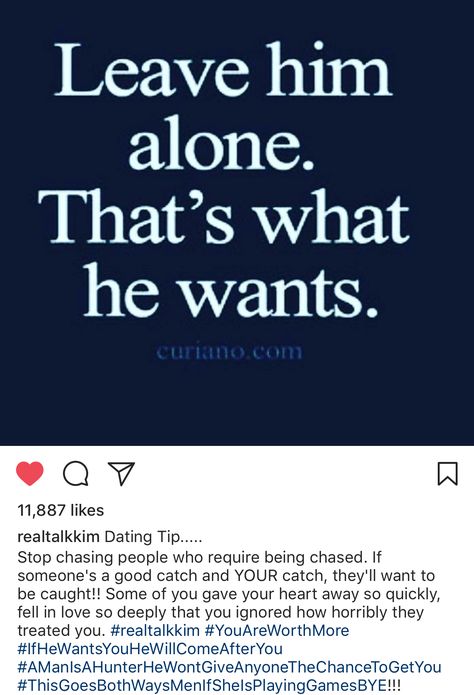 Don’t chase him Don’t Chase Men Quotes, Don’t Chase Him, Stop Chasing Him Quotes, Stop Chasing Him, Dont Chase, Mots Forts, Truthful Quotes, Stop Chasing, Divorce Quotes Funny