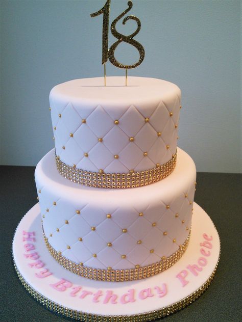 32+ Elegant Picture of 18 Birthday Cake - albanysinsanity.com Quilted Birthday Cake, 18th Birthday Cake Pink And Gold, Big Cakes Birthday, Cake 18th Birthday Girl, Cake For 18th Birthday Girl, Debut Cake 18th, Big Birthday Cakes, Birthday Cake 18th Birthday, Pink And Gold Birthday Cake