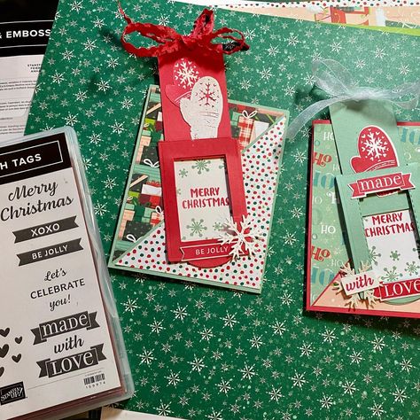 How to make Alternate slider card Stampin Up Celebrate With Tags, Celebrate With Tags Bundle, Christmas Gift Tags Stampin Up, Celebrate With Tags, Tags Stampin Up, Prepare For Christmas, Fall And Christmas, Number Nine, Slider Cards