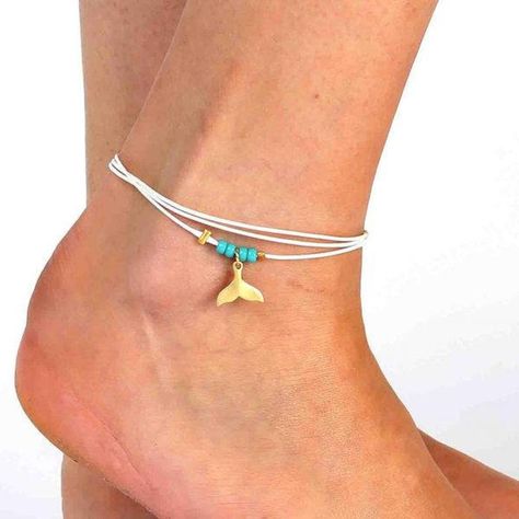 White Anklet White Ankle Bracelet Foot Jewelry Foot | Etsy Fish Fins, Infinity Anklet, Beaded Fish, Starfish Anklets, Bridal Anklet, Foot Bracelet, Ankle Jewelry, Beach Anklets, Beaded Anklets