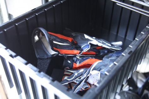 Organized Baseball Gear by Simply Organized Simply Organized, Deodorize Shoes, Baseball Bag, Baseball Ticket, Iowa Hawkeye, Nationals Baseball, Baseball Gear, Baseball Uniforms, Drop Zone