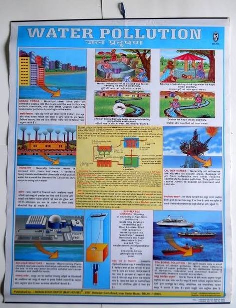 Water Pollution Facts, Water Pollution Poster, Pollution Poster, English Corner, High School Lesson Plans, India Poster, School Site, School Lesson Plans, Water Poster