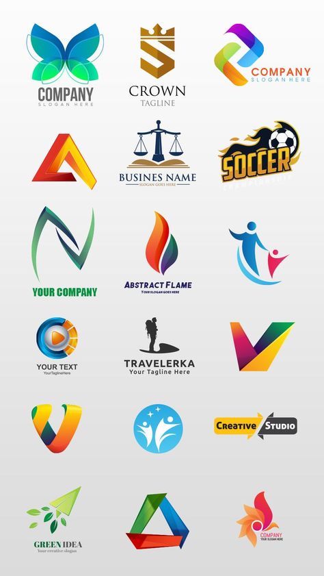 Graphic Design Company Logo, Leave Logo, Logo Styles, First Business, Free Logo Templates, Logo Design Collection, Graphic Design Company, Unique Logo Design, Company Logo Design