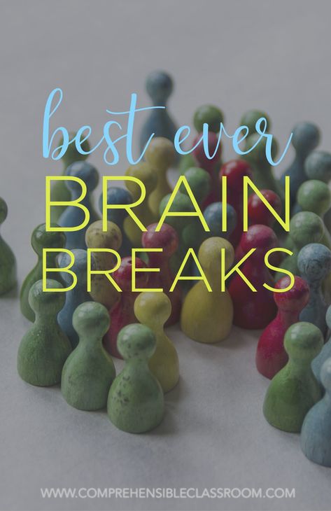 SAVE THIS POST! These are the BEST brain breaks for any class to reenergize and recharge your students! Brain Breaks For High School Students, High School Brain Breaks, Brain Breaks For Adults, Brain Breaks For High School, Fun Brain Breaks, Brain Breaks Elementary, Responsive Classroom, Brain Gym, Physical Education Games