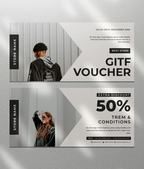 Discount Card Ideas, Fashion Voucher Design, Discount Coupon Design Ideas, Coupon Design Layout, Discount Card Design Ideas, Coupon Design Ideas, Gift Coupon Design, Discount Coupon Design, Discount Voucher Design