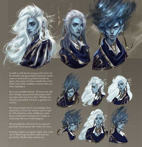 Storm Witch Character Design, Air Genasi Wizard, Storm Genasi, Genasi Character Art, Dnd Genasi, Genasi Dnd, Genasi Female, Air Genasi, Dnd Ideas